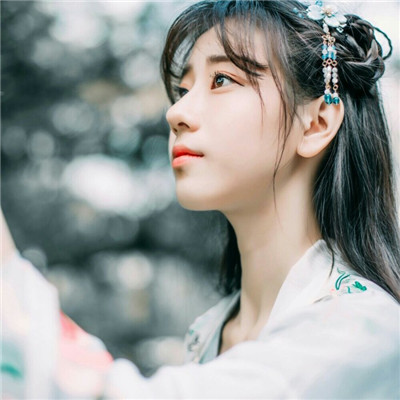 白色古风真人头像女生2018仙气十足 那冬我们笑得那么一往情深