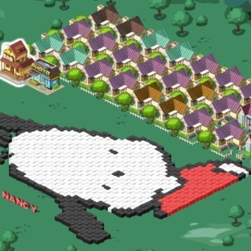 QQ阳光小镇装扮 南希小镇DIY拼图