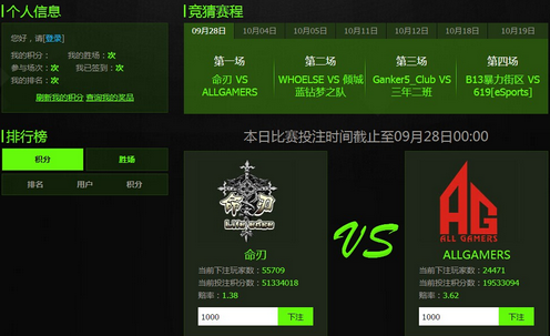 逆战NGF大师赛