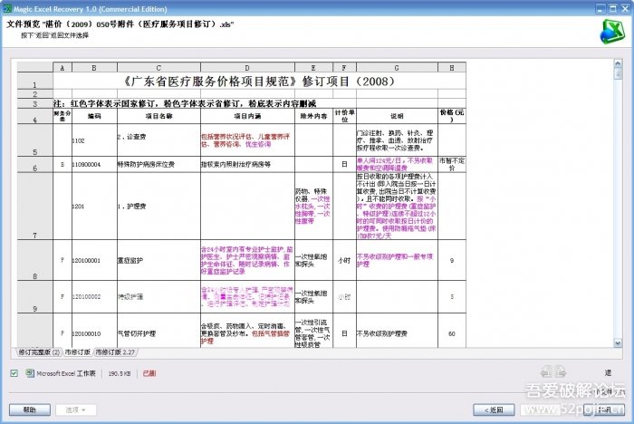 Magic Excel Recovery�������v2.3 ����ע���