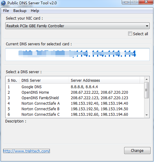 Public DNS Server Tool下载2.1 绿色版