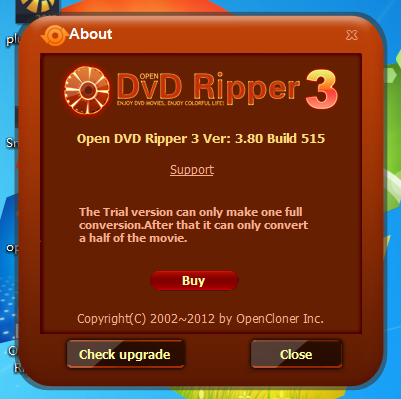 DVD抓取工具Open DVD ripper3.8破解版
