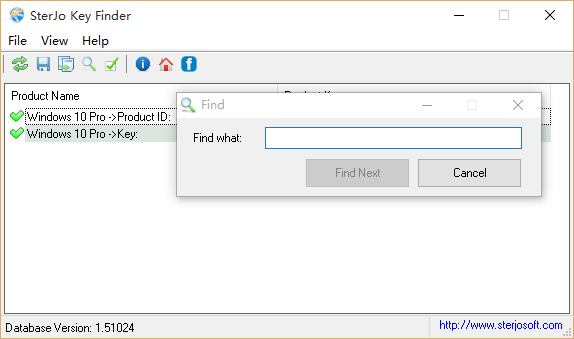 SterJo Key Finder1.8 免费版