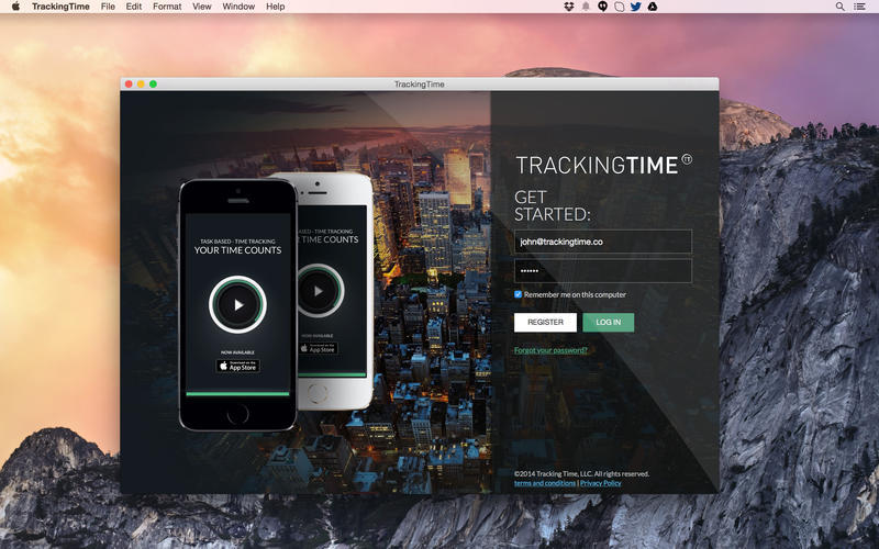 TrackingTime Mac��1.5