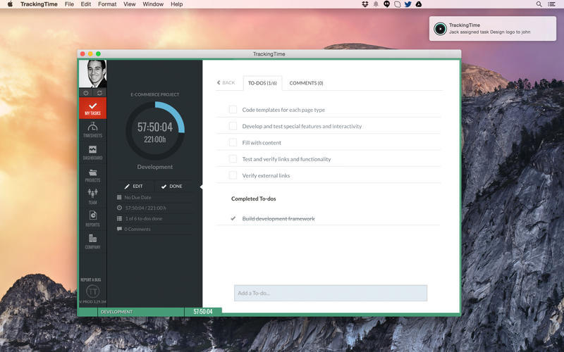TrackingTime Mac��1.5