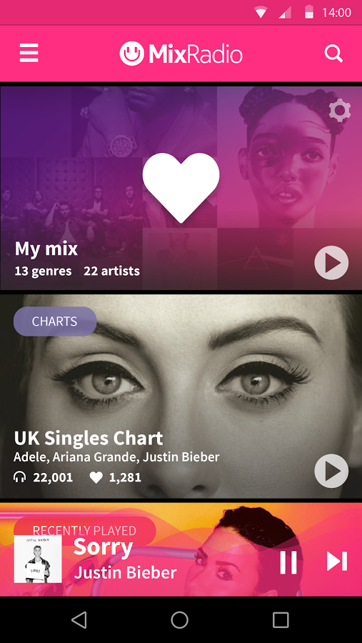MixRadio��׿������v4.2.2588 ��׿��