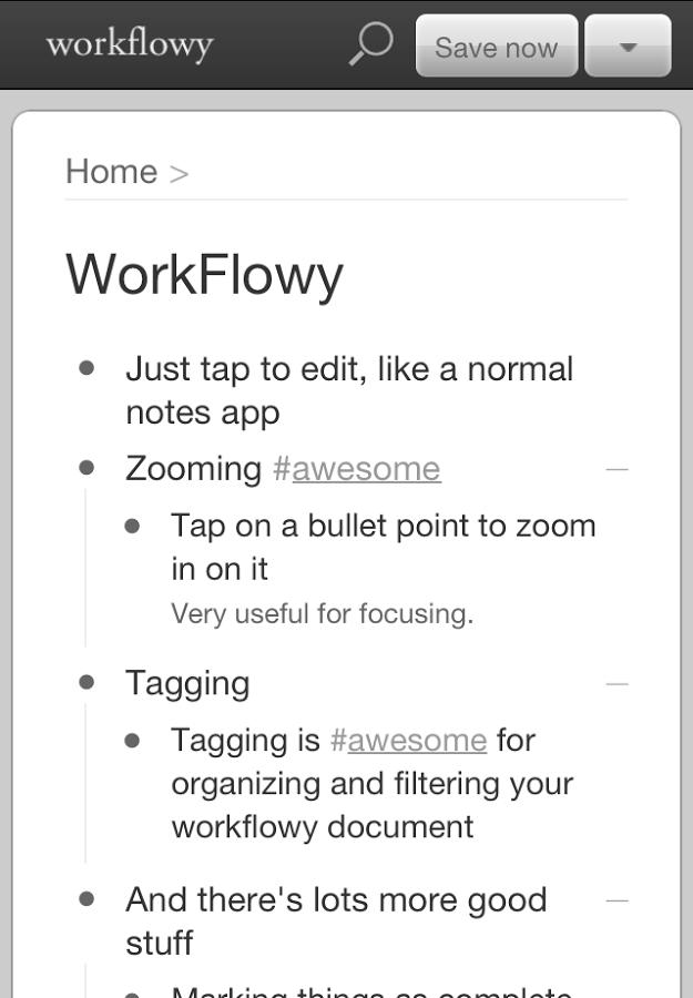 WorkFlowy电脑PC版下载1.1.1 免费版