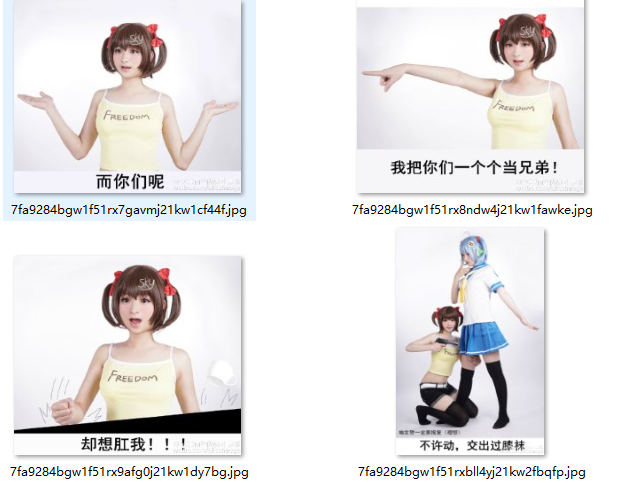 爱丽丝伪娘团COS表情包下载最新版