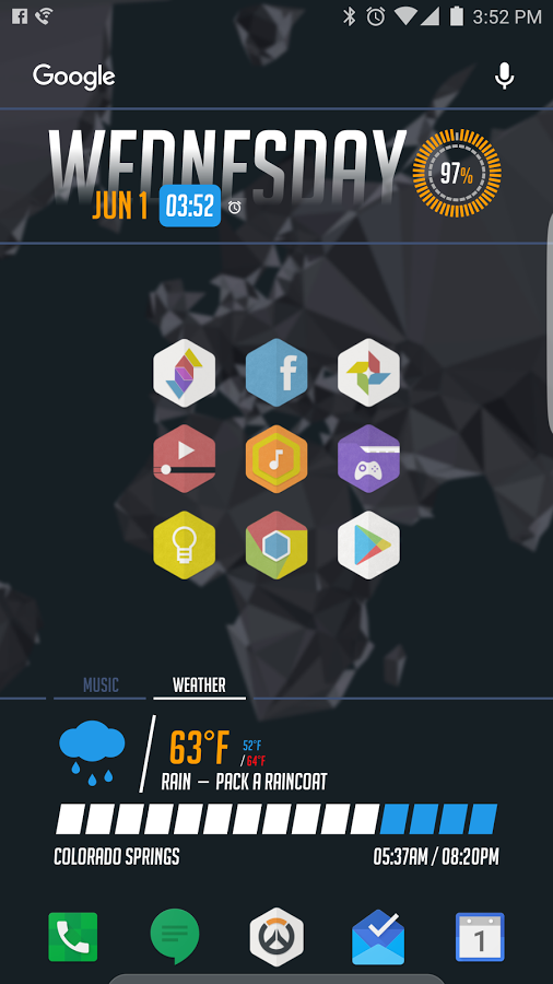 �����ȷ氲׿����Overwatch UI for KLWPv1.13 ���°�