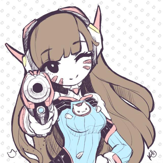 �����ȷ�dva����cosplay��ֽ�ϼ�