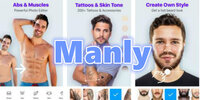 manly���