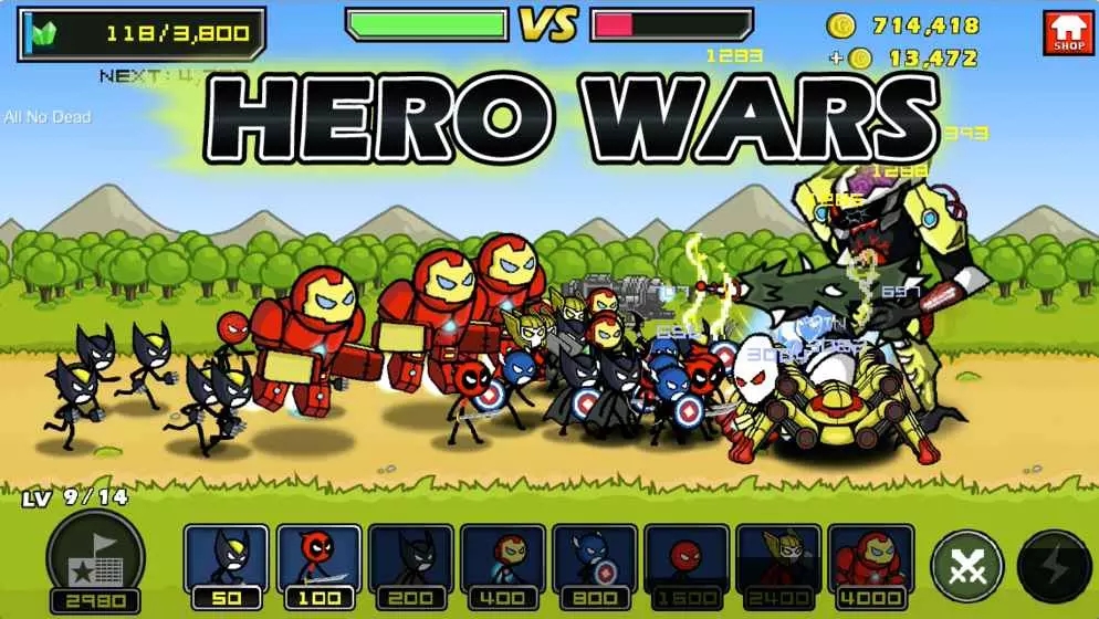 HERO WARS: Super Stickman(Ӣս˷Ϸ)v1.0 °