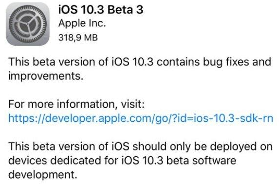 ios10.3 beta3�����ļ����°�����