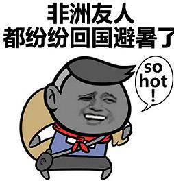 天气好热表情包下载