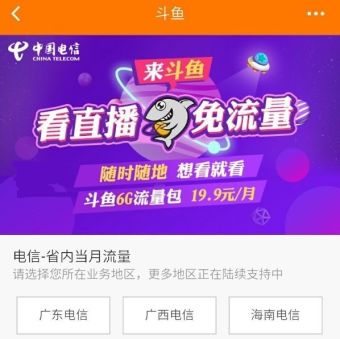电信斗鱼6G流量包办理平台下载最新版