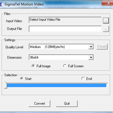 SigmaTel Motion Video