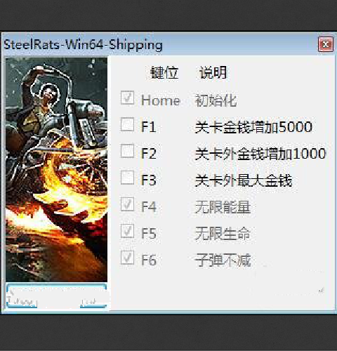 钢铁之鼠六项修改器 钢铁之鼠六项修改器