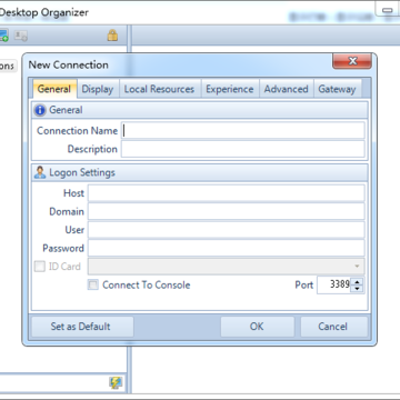 remote desktop organizer