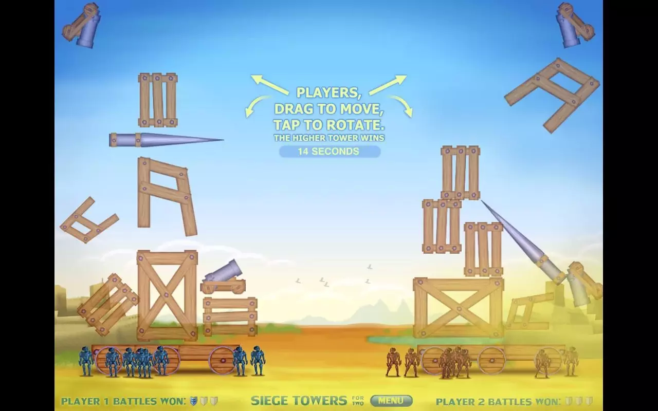Siege Towers For Two(������˫��ս)v1.22 ��׿��