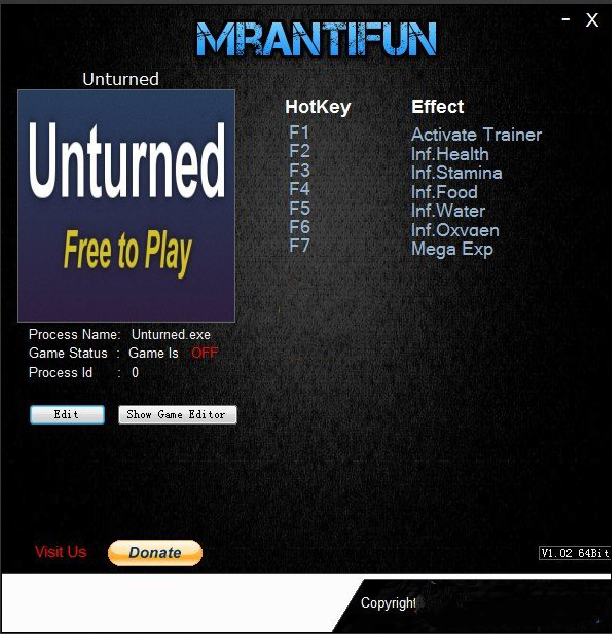 未转变者MrAntiFun修改器 未转变者MrAntiFun修改器