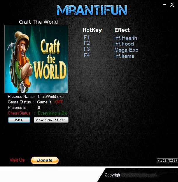 创造世界MrAntiFun修改器 创造世界MrAntiFun修改器
