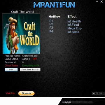 创造世界MrAntiFun修改器 创造世界MrAntiFun修改器