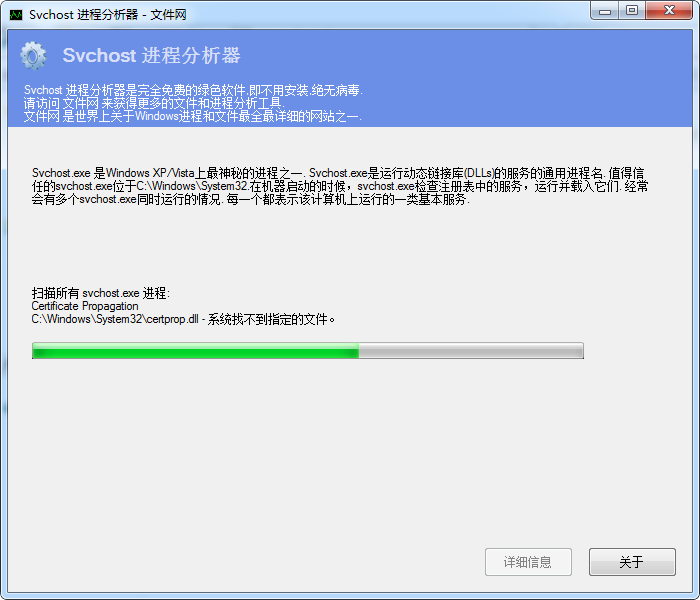 Svchost进程分析器免费版