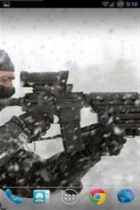 Soldiers Rifles Winter Season LWP�ѻ�����ǹ��̬��ֽv2.0 ��׿��