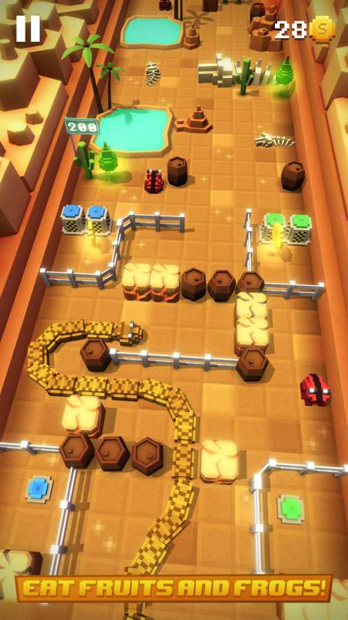 Blocky Snakes(����̰�����ƽ��)v1.1 ��׿��