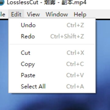 LosslessCut的使用方法