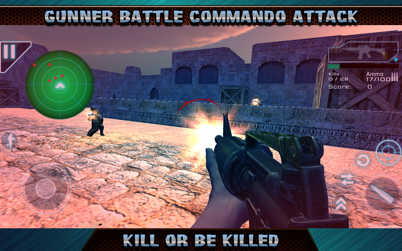 Gunner Battle Commando Attack(��������ս����)v5.594 �ֻ���