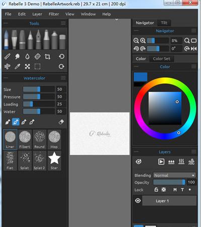 Rebelle水彩画艺术绘画软件v3.0.3 免费版