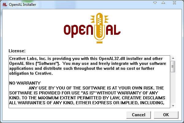 OpenALv2.0.7 ٷ