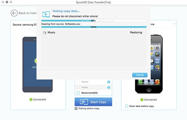 syncios data transferv1.7.1 免费版