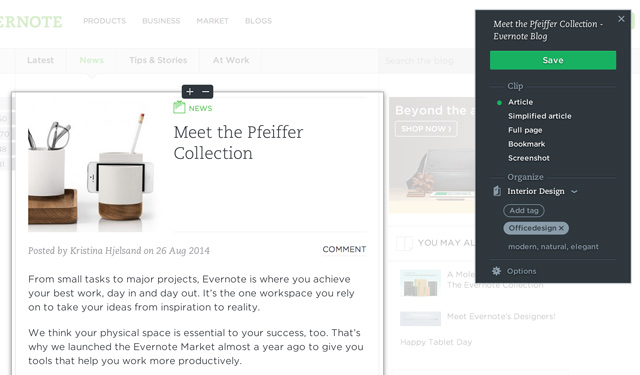 evernote web clipper chromev6.7 官方版