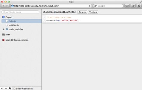 node.js mac��