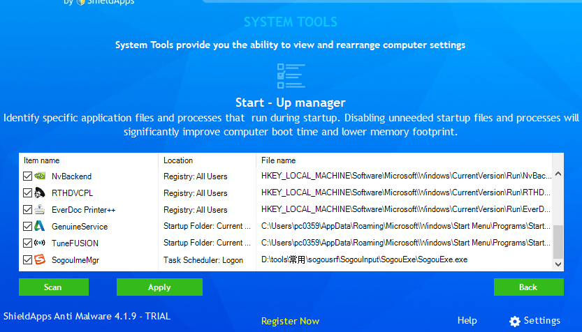 ShieldApps Anti Malware�����ⰲȫ����