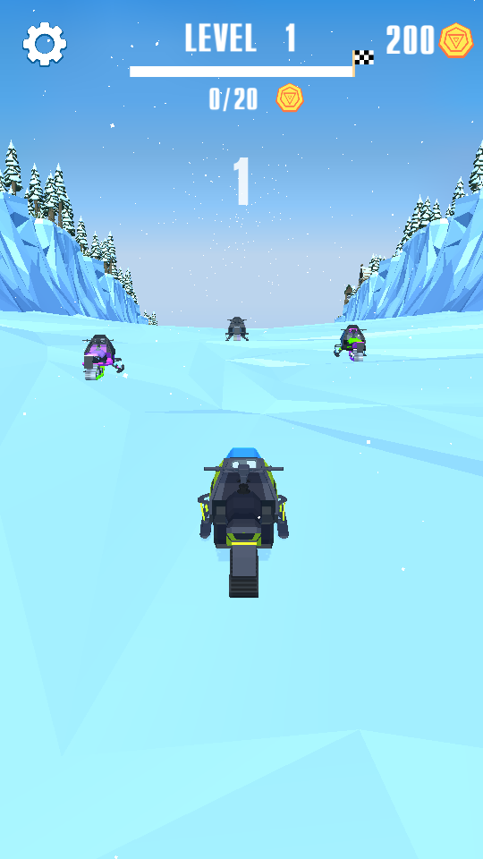 Flippy Snowmobile Race(ѩ��Ħ�б���)v1.0 ��׿��