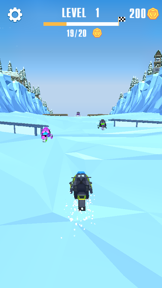 Flippy Snowmobile Race(ѩ��Ħ�б���)v1.0 ��׿��