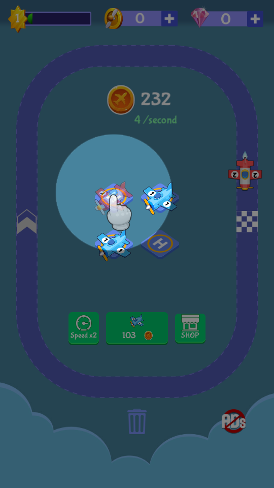 Merge Idle(���÷ɻ��ϲ�)v1.0 ��׿��