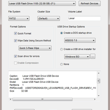 USB Flash Drive Format Tool