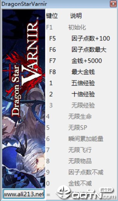 龙星的瓦尔尼尔十五项修改器 龙星的瓦尔尼尔十五项修改器