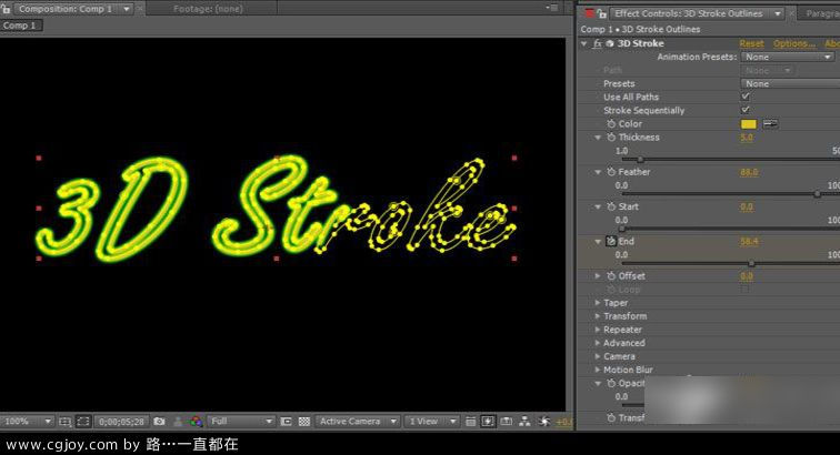 Trapcode 3D Stroke(ae��߲��)