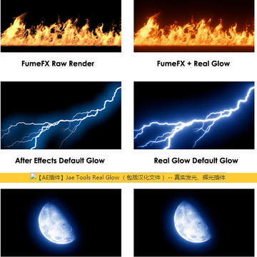 ae�Թ���Ч���(Real Glow)