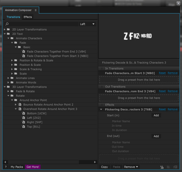 ��ͷ��3D��ƽ��������AE���(Animation Composer)