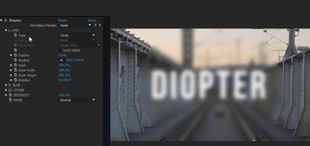 AE������������Ч�����Aescripts Diopter