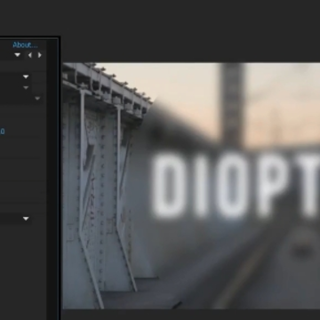 AE������������Ч�����Aescripts Diopter