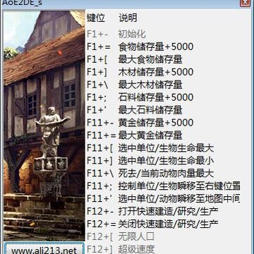 帝国时代2决定版十七项修改器 帝国时代2决定版十七项修改器