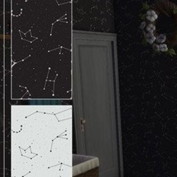 模拟人生4简洁星座墙壁MOD 模拟人生4简洁星座墙壁MOD