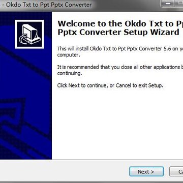 Okdo Txt to Ppt Pptx Converter